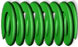 Ressorts d'outils de presse - ISO Vert Ressorts d'outils de presse - ISO Vert