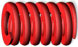 Ressorts d'outils de presse - ISO Rouge Ressorts d'outils de presse - ISO Rouge